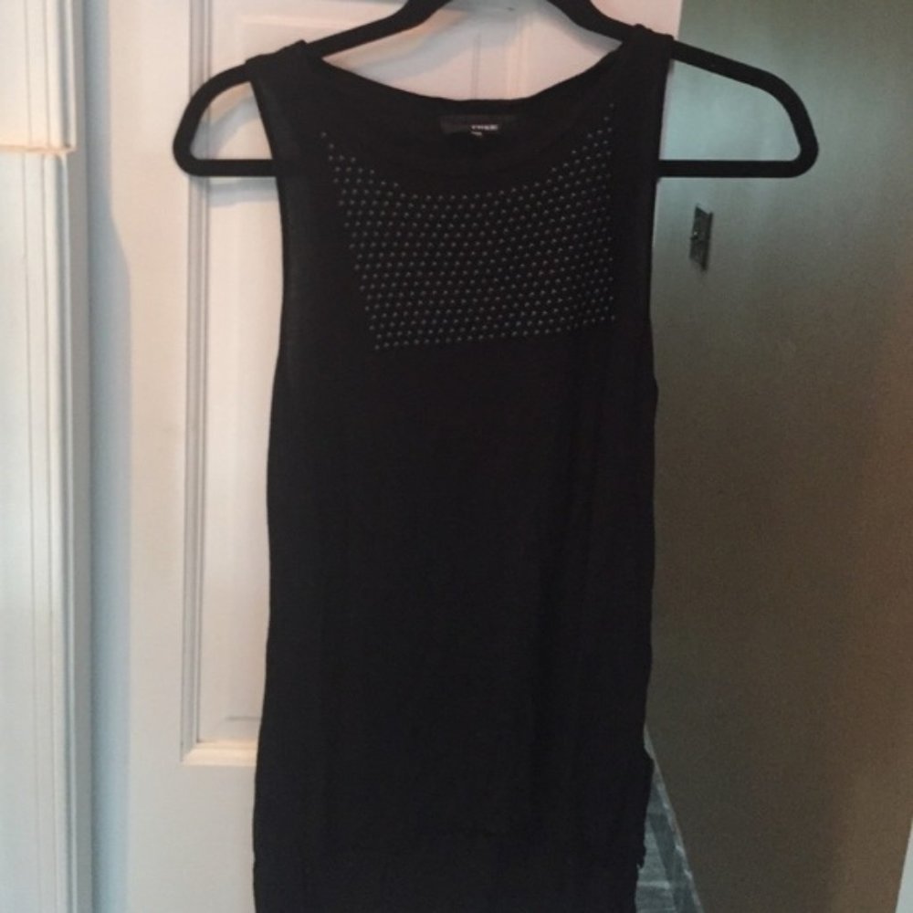 Black t shirt with design